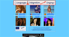 Desktop Screenshot of languagesbysongs.eu